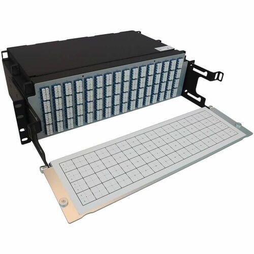 Panel de conexión de fibra precargado Tripp Lite by Eaton N48S-64M8L4-03 - 256 x dúplex - 3U de alto -