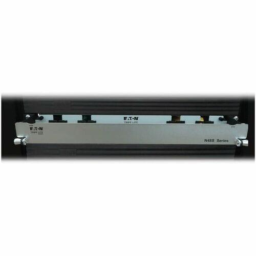 Panel de fibra precargado Tripp Lite by Eaton N48S-6L8L-10 - 6 x dúplex - 1U de alto -