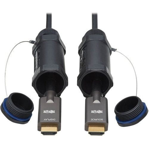 Cable de audio/video de fibra óptica Tripp Lite by Eaton P568FA-30M-W - 98,4 pies (30 m) Fibra óptica