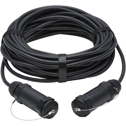 Cable de audio/video de fibra óptica Tripp Lite by Eaton P568FA-30M-W - 98,4 pies (30 m) Fibra óptica
