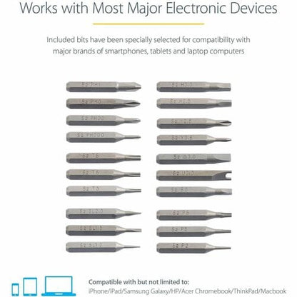 StarTech.com 20-Bit Electric Precision Screwdriver Set