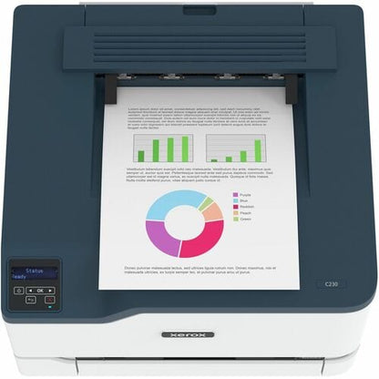 C230 COLOR PRINTER 24PPM LETTER /LEGAL AUTOMATIC 2-SIDED PRINT USB