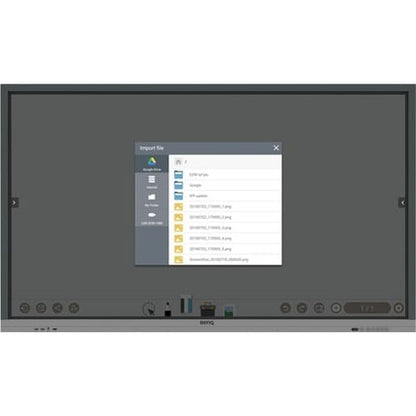 BenQ Board Essential RE8601 Collaboration Display - 86\" LCD Cortex A73 + A53 - 3 GB - Inf