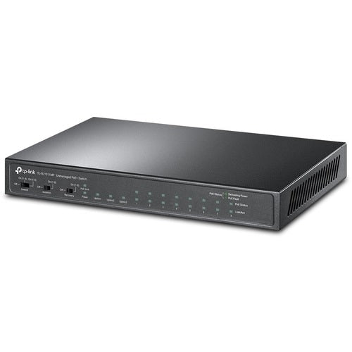 SWITCH DE 11 PUERTOS, 8 PUERTOS POE+10/100 MBPS, PUERTOS RJ45, 2 GB, PUERTOS RJ45