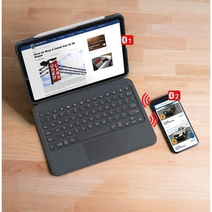 ZAGG Pro Keys Keyboard/Cover Case (Portfolio) for 10.2\" (259.08 mm) A