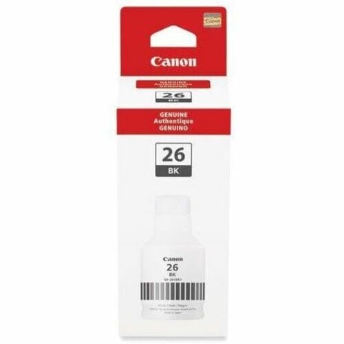 Canon GI-26 Pigment Black Ink Bottle - Inkjet - Pigment Blac
