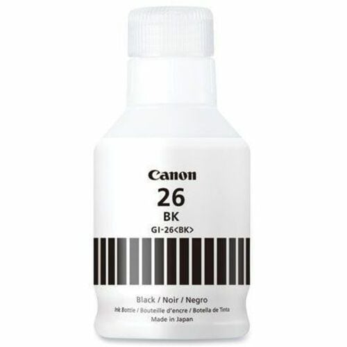 Canon GI-26 Pigment Black Ink Bottle - Inkjet - Pigment Blac