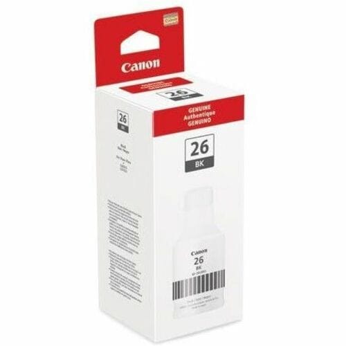 Canon GI-26 Pigment Black Ink Bottle - Inkjet - Pigment Blac