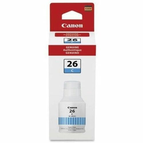 Canon GI-26 Pigment Cyan Ink Bottle - Inkjet - Pigment Cyan