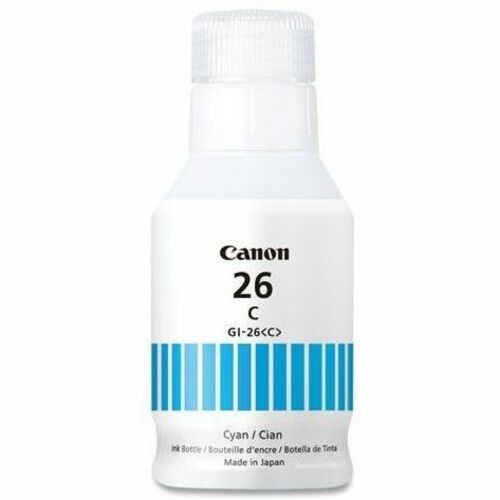 Canon GI-26 Pigment Cyan Ink Bottle - Inkjet - Pigment Cyan