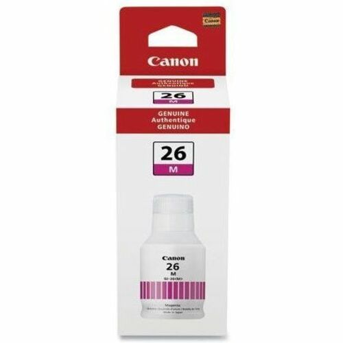 Canon GI-26 Pigment Magenta Ink Bottle - Inkjet - Pigment Ma
