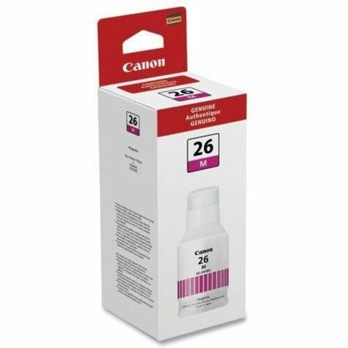 Canon GI-26 Pigment Magenta Ink Bottle - Inkjet - Pigment Ma