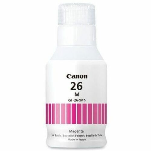 Canon GI-26 Pigment Magenta Ink Bottle - Inkjet - Pigment Ma