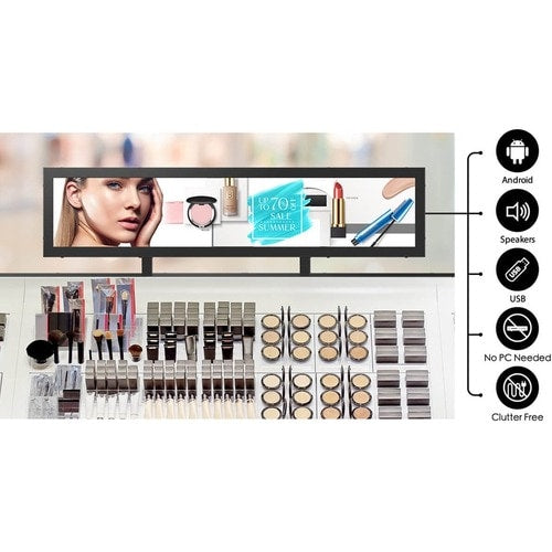 28IN STRETCHED SMART DISPLAY 1920X360 1000NIT LANDSCAPE/PORTRAIT