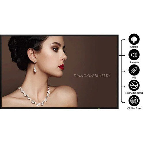 BenQ 55\" 4K Smart Signage ST5501K - 55\" (1397 mm) LCD - 32 GB