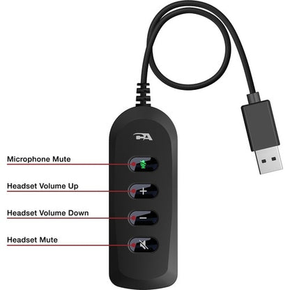 Cyber Acoustics Stereo Headset with USB & 3.5mm