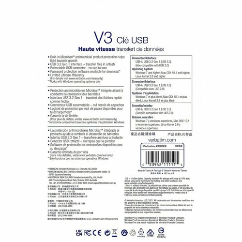 2PK 64GB V3 USB 3.0 MULTI 4
