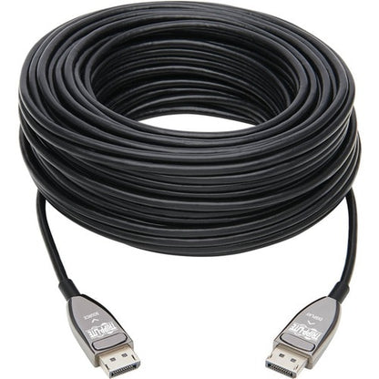 Cable de fibra óptica activo DisplayPort P580F3-30M-8K6 de Tripp Lite by Eaton, M/M, negro, 30