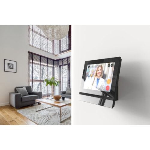 Boîtier de montage 2N pour visiophone - Plastique, Po