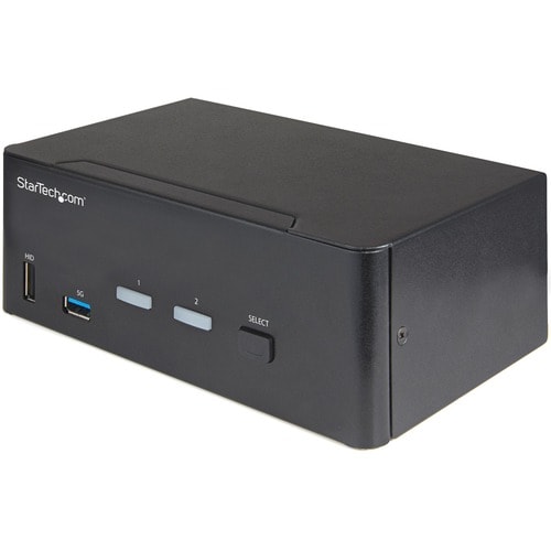 Conmutador KVM HDMI de 2 puertos 4K 60 Hz Ultra HD
