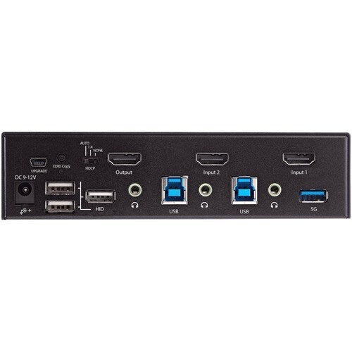 Conmutador KVM de 2 puertos 4K 60 Hz Ultra HD