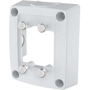 Caja de montaje AXIS TQ1601-E para cámara de red, montaje en pared, adaptador de conducto para cables