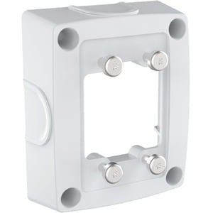Caja de montaje AXIS TQ1601-E para cámara de red, montaje en pared, adaptador de conducto para cables