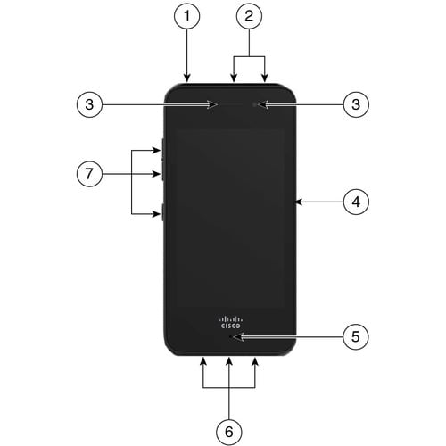 CISCO 840S WW PHONE WITH SCANNER AND BATTERY ONLY