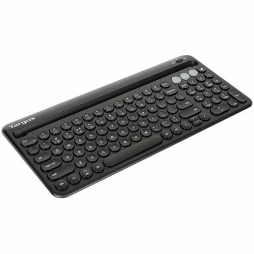 Teclado antimicrobiano Bluetooth multidispositivo Targus con base para tableta/teléfono