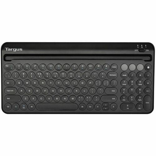 Teclado antimicrobiano Bluetooth multidispositivo Targus con base para tableta/teléfono