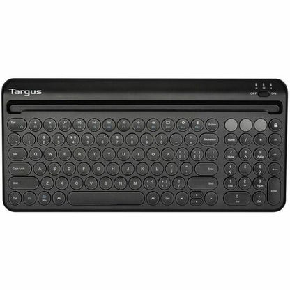 Teclado antimicrobiano Bluetooth multidispositivo Targus con base para tableta/teléfono