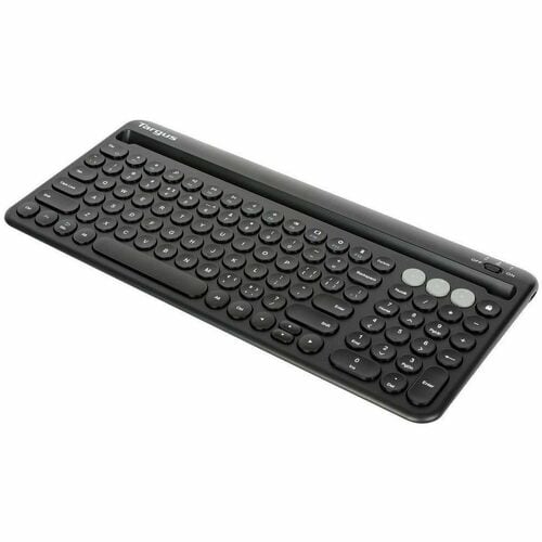 Teclado antimicrobiano Bluetooth multidispositivo Targus con base para tableta/teléfono