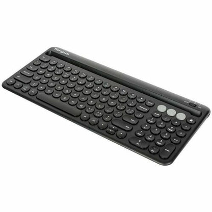 Teclado antimicrobiano Bluetooth multidispositivo Targus con base para tableta/teléfono