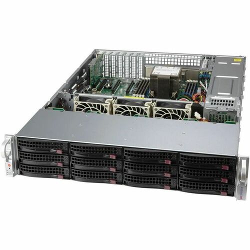 Boîtier SSG UP 2U X12SPI-TF CSE-826BAC 12-R802LPB HF ROHS