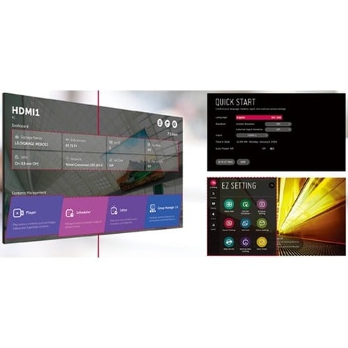 Pantalla de video LG 55VSH7J-H de 55'', 700 nits, FHD, bisel uniforme de 0,44 mm - LCD de 55" (1397 mm)