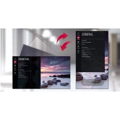 Pantalla de video LG 55VSH7J-H de 55'', 700 nits, FHD, bisel uniforme de 0,44 mm - LCD de 55" (1397 mm)