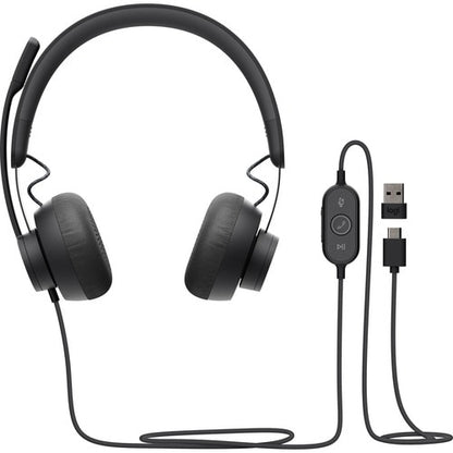 Logitech Zone 750 Wired On