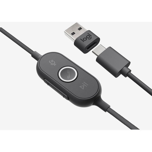 Logitech Zone 750 Wired On