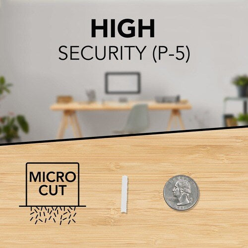 Trituradora doméstica de alta seguridad GBC ShredMaster, SM10-06, Micro-