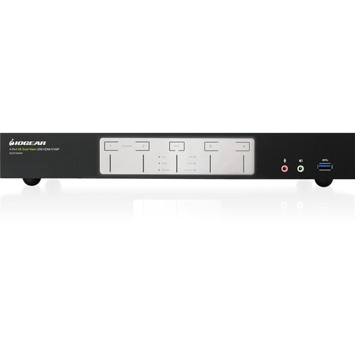 4 PORTS 4K DOUBLE VUE KVMP HDMI TAA
