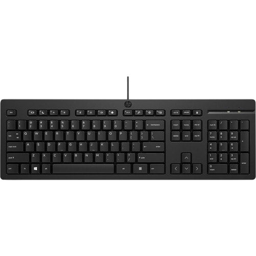 Clavier filaire HP 125 - Connectivité par câble - Interface USB