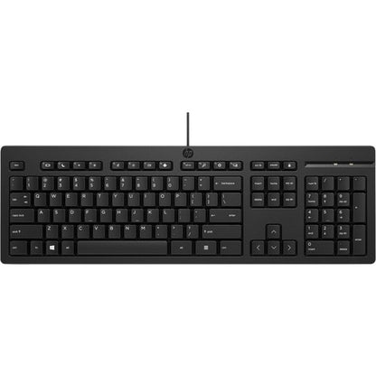 Clavier filaire HP 125 - Connectivité par câble - Interface USB