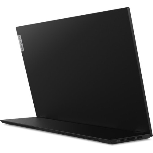 Lenovo ThinkVision M15 16\" Class Full HD LED Monitor - 16:9 - Raven Black