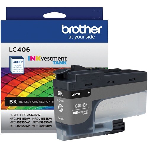 GENUINE LC406BKS INKVESTMENT .TANK STANDARD-YIELD BLK INK