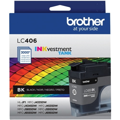 GENUINE LC406BKS INKVESTMENT .TANK STANDARD-YIELD BLK INK