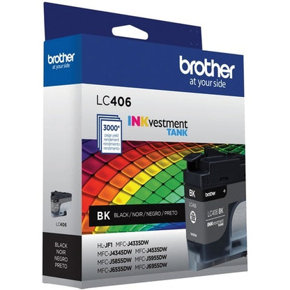 GENUINE LC406BKS INKVESTMENT .TANK STANDARD-YIELD BLK INK