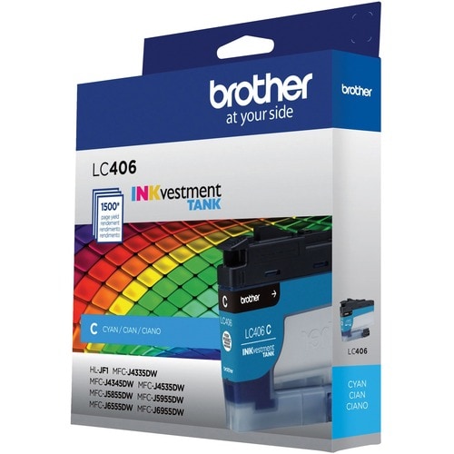Brother INKvestment LC406C Cartouche d'encre jet d'encre standard d'origine