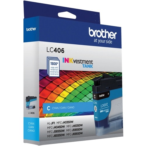 Brother INKvestment LC406C Cartouche d'encre jet d'encre standard d'origine