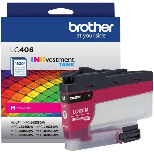 GENUINE LC406MS STANDARD .YIELD MAGENTA INK CARTRIDGE