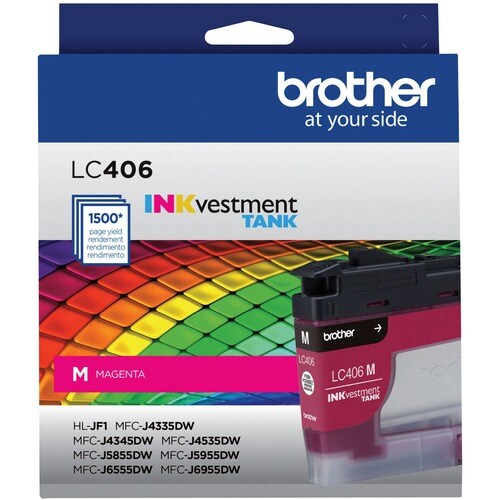 GENUINE LC406MS STANDARD .YIELD MAGENTA INK CARTRIDGE